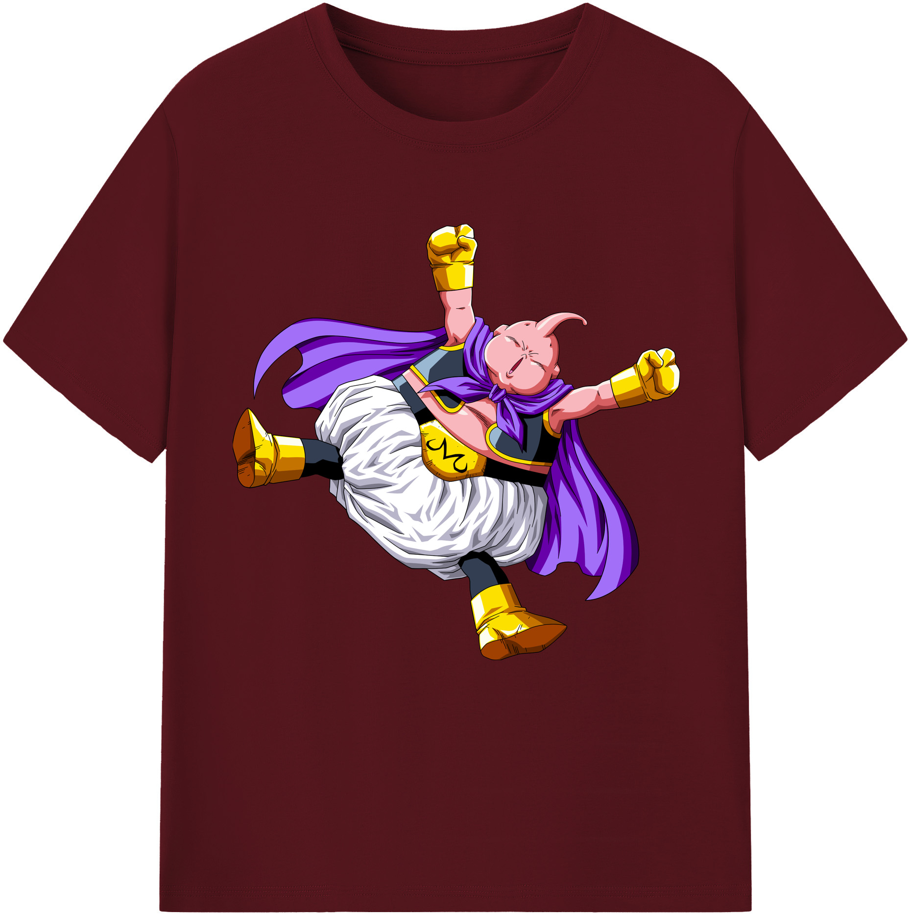 （画像用） ドラゴンボール 魔人ブウ DRAGON BALL Majin Buu 綿100％半袖Tシャツ（フロントプリント）